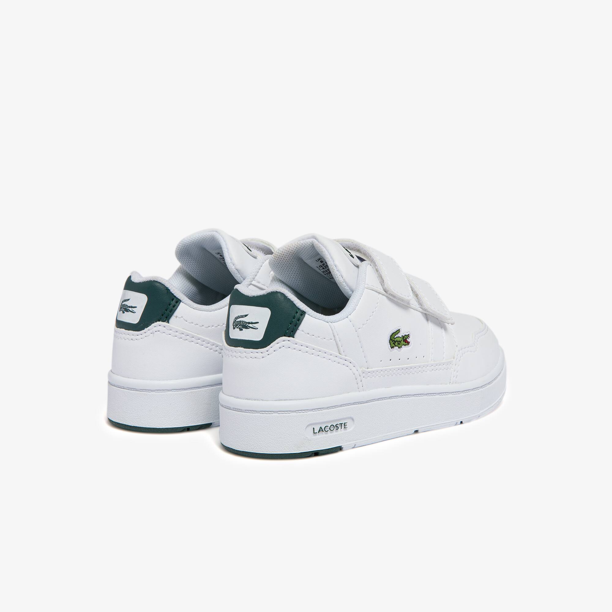 Baby-Sneakers T-CLIP aus Synthetik Sneakers - Weiss - Lacoste - Kinder
