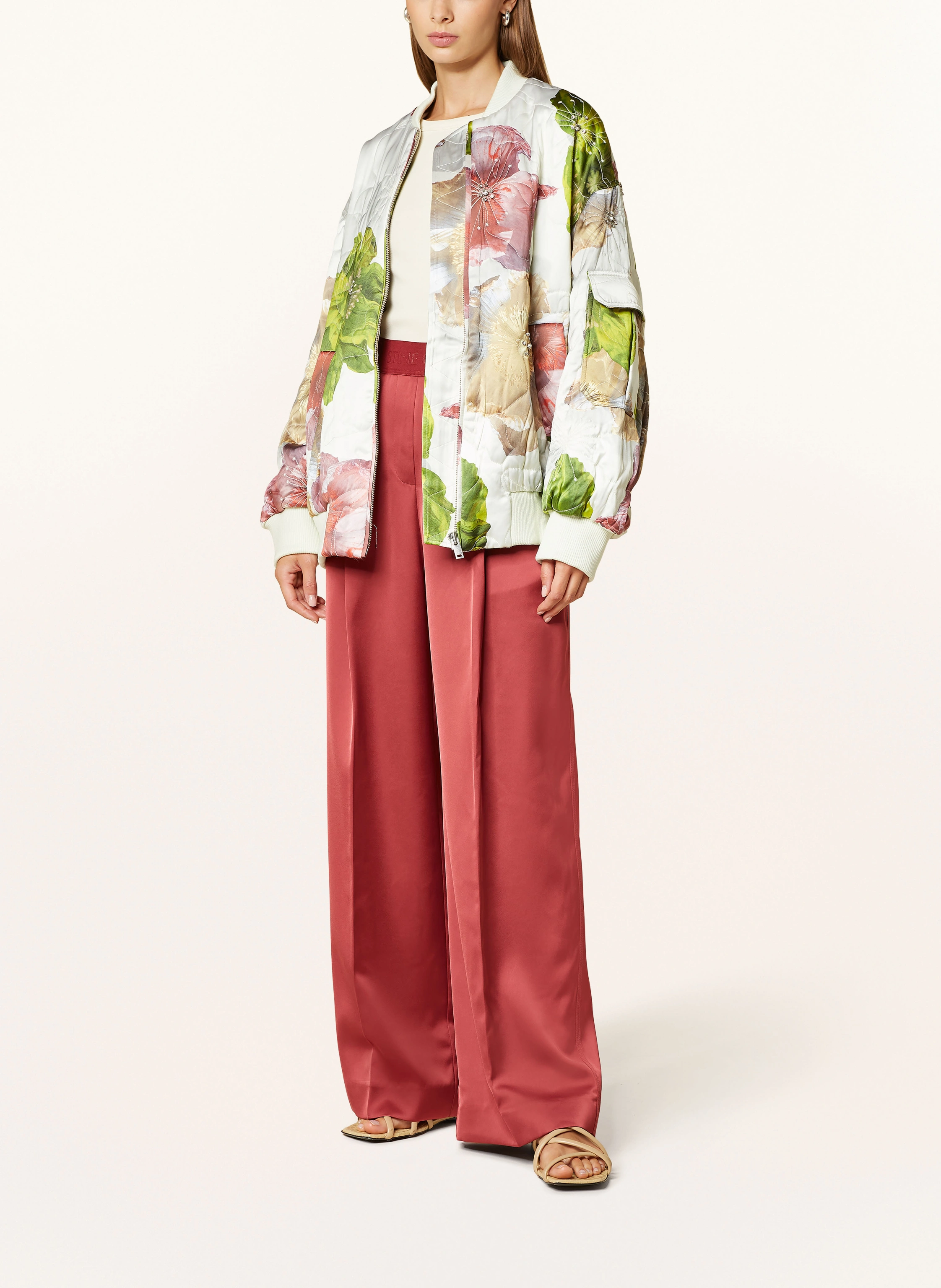 STINE GOYA Oversized-Blouson NOREA mit Schmucksteinen