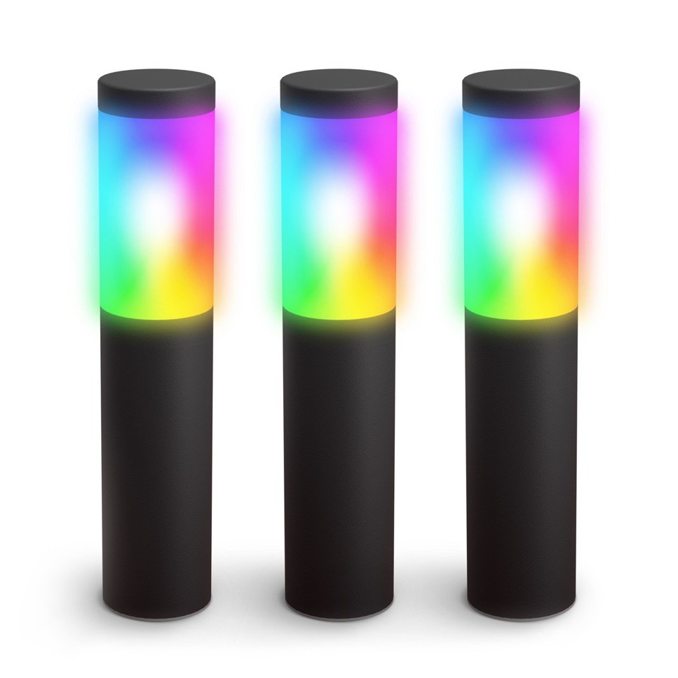 INNR - 2x Smart Udendørs Pedestal Light Bundle - 3 Pack OPL 130 C Post - Bundle