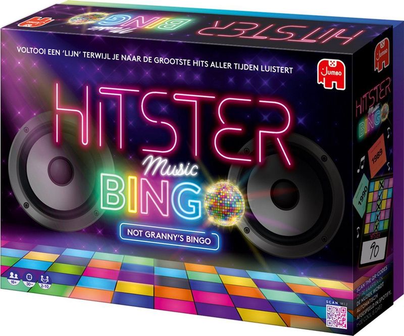 Jumbo - Hitster Bingo - Nederlandstalig Partyspel - Actiespel