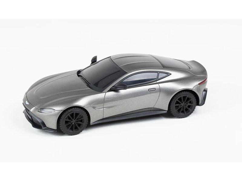 TEC-TOY Auto Aston Martin Vantage mit Licht, Dunkelgrau, 1: Ferngesteuerter Sportwagen mit Licht für Kinder ab 6 Jahren