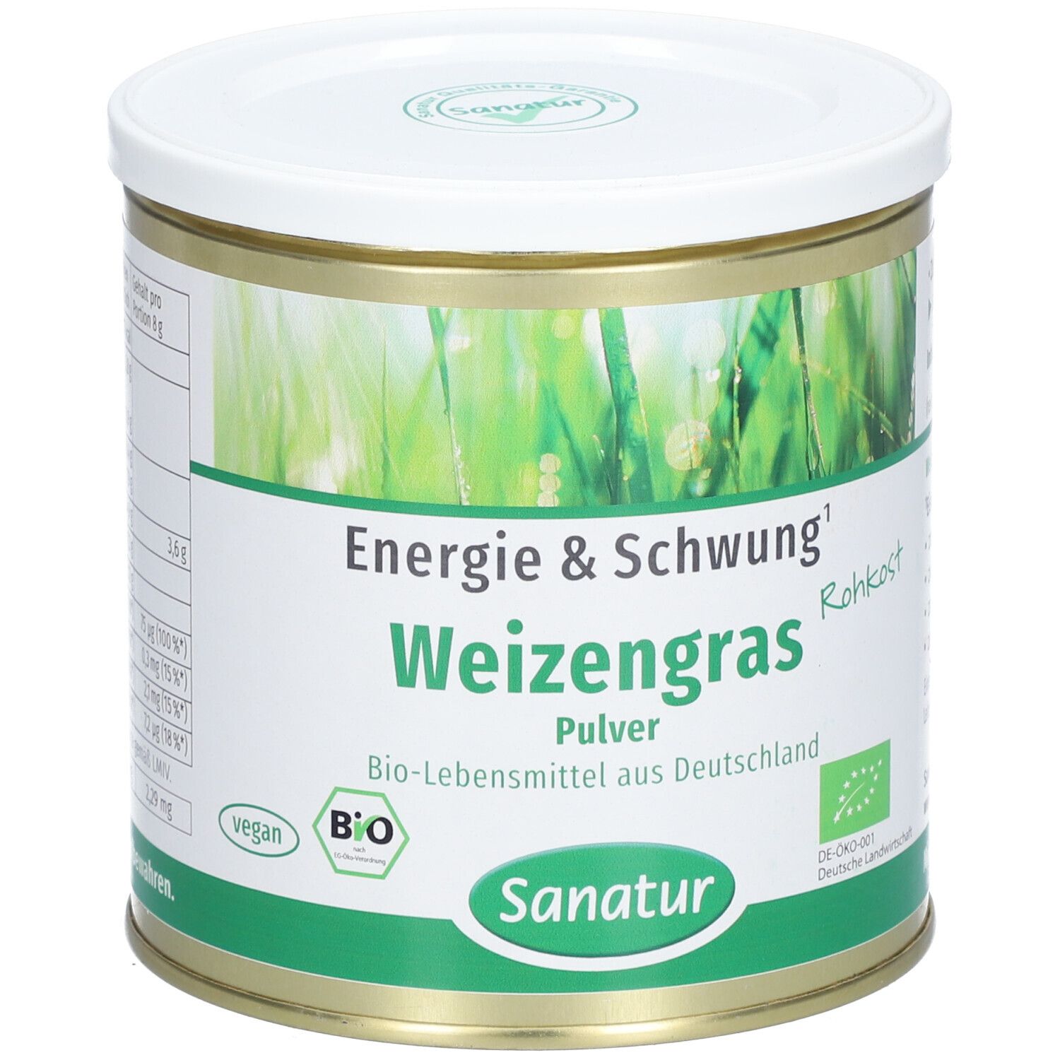 BIO Weizengras Pulver Sanatur