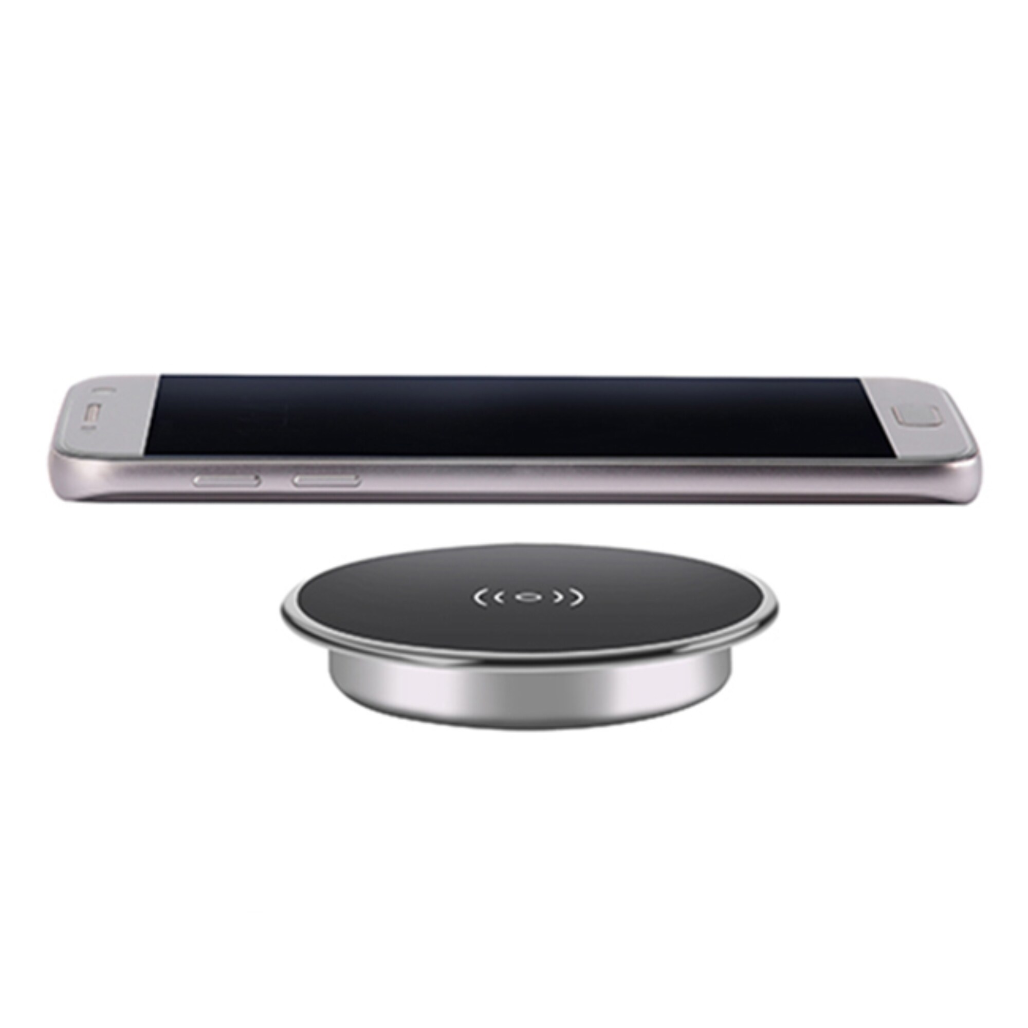 Drahtlose Einbau-Schnellladestation 20 Watt für Smartphone und Tablet (QI)