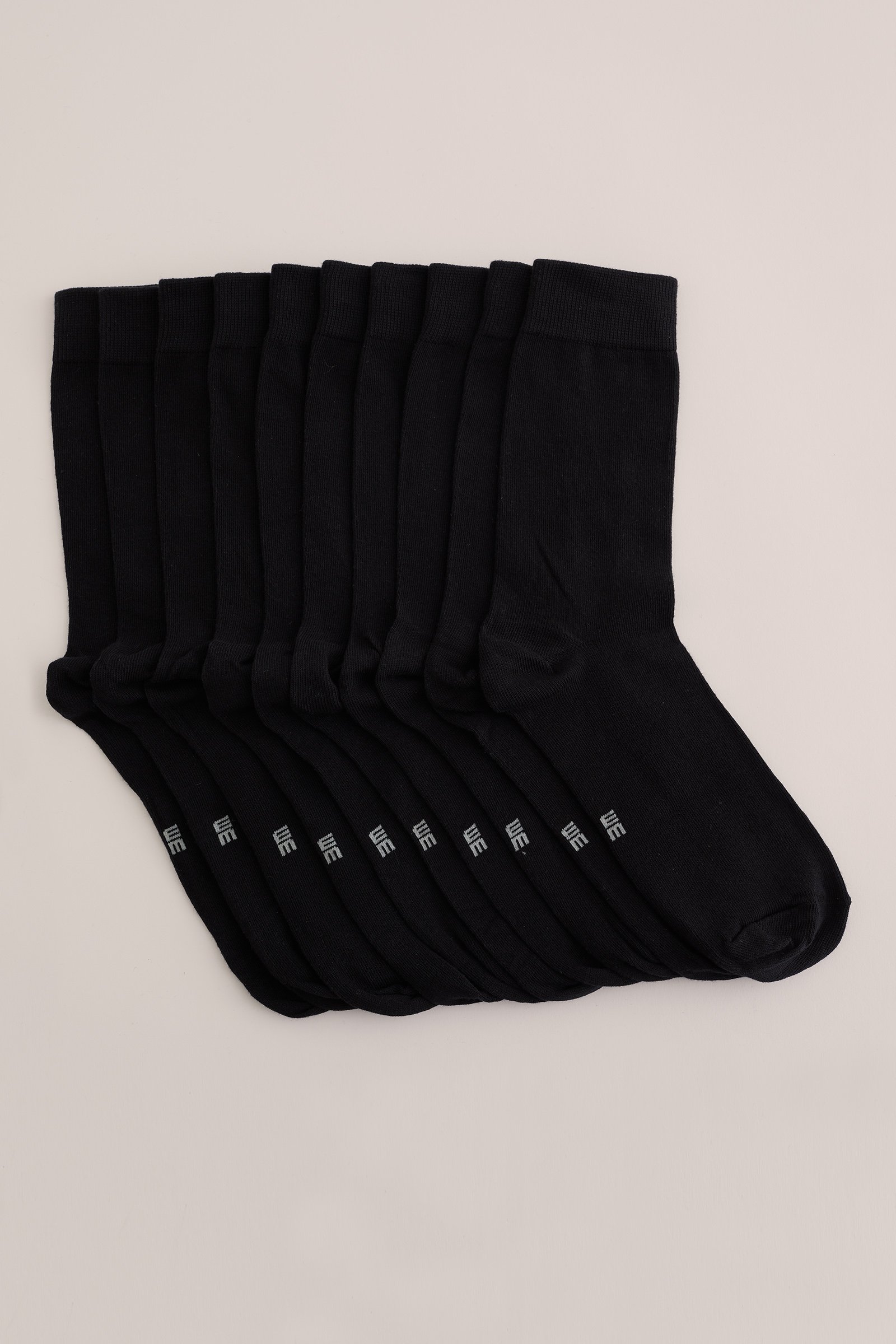 sokken, 10-pack WE Fashion Zwart