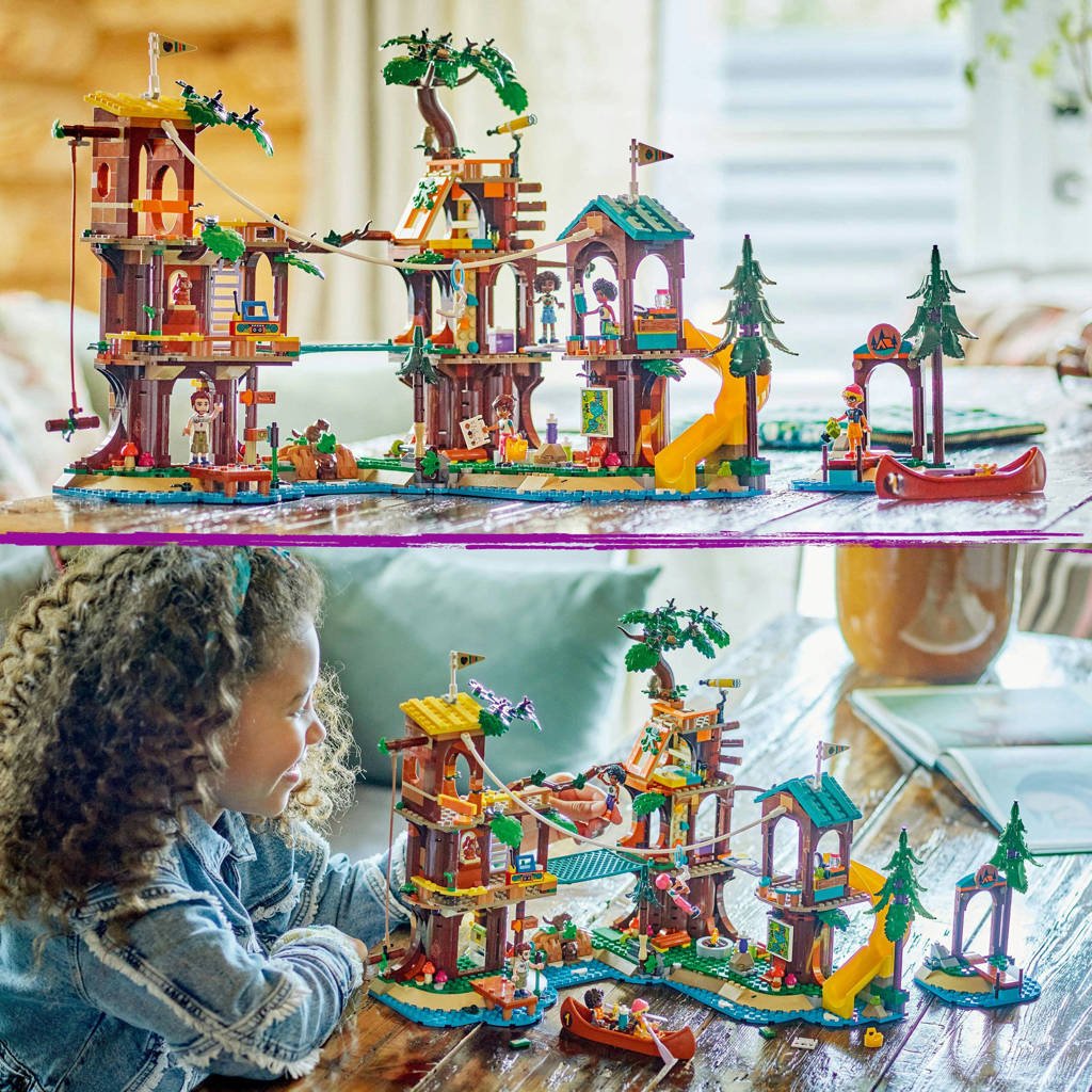 Lego avonturenkampAvonturenkamp boomhut Rollenspel Speelgoed voor Kinderen met Boot 42631