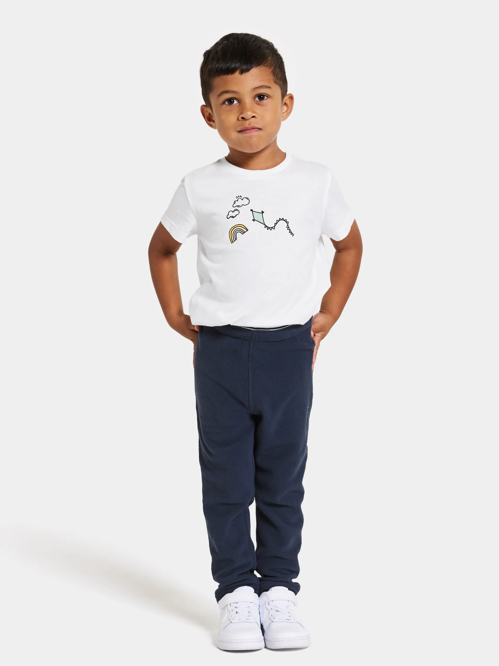 Didriksons Monte Kids Pants 9 Navy