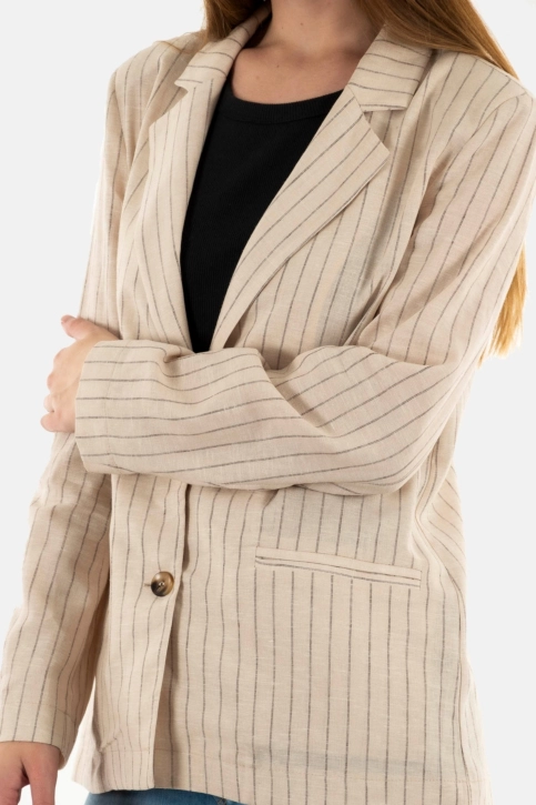 blousons et vestes lauren vidal ve2048 creme