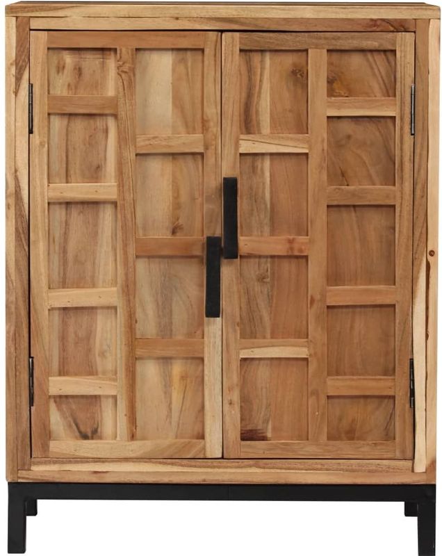 vidaXL - Dressoir - Bruin - 60x35x76 cm - Massief Acaciahout