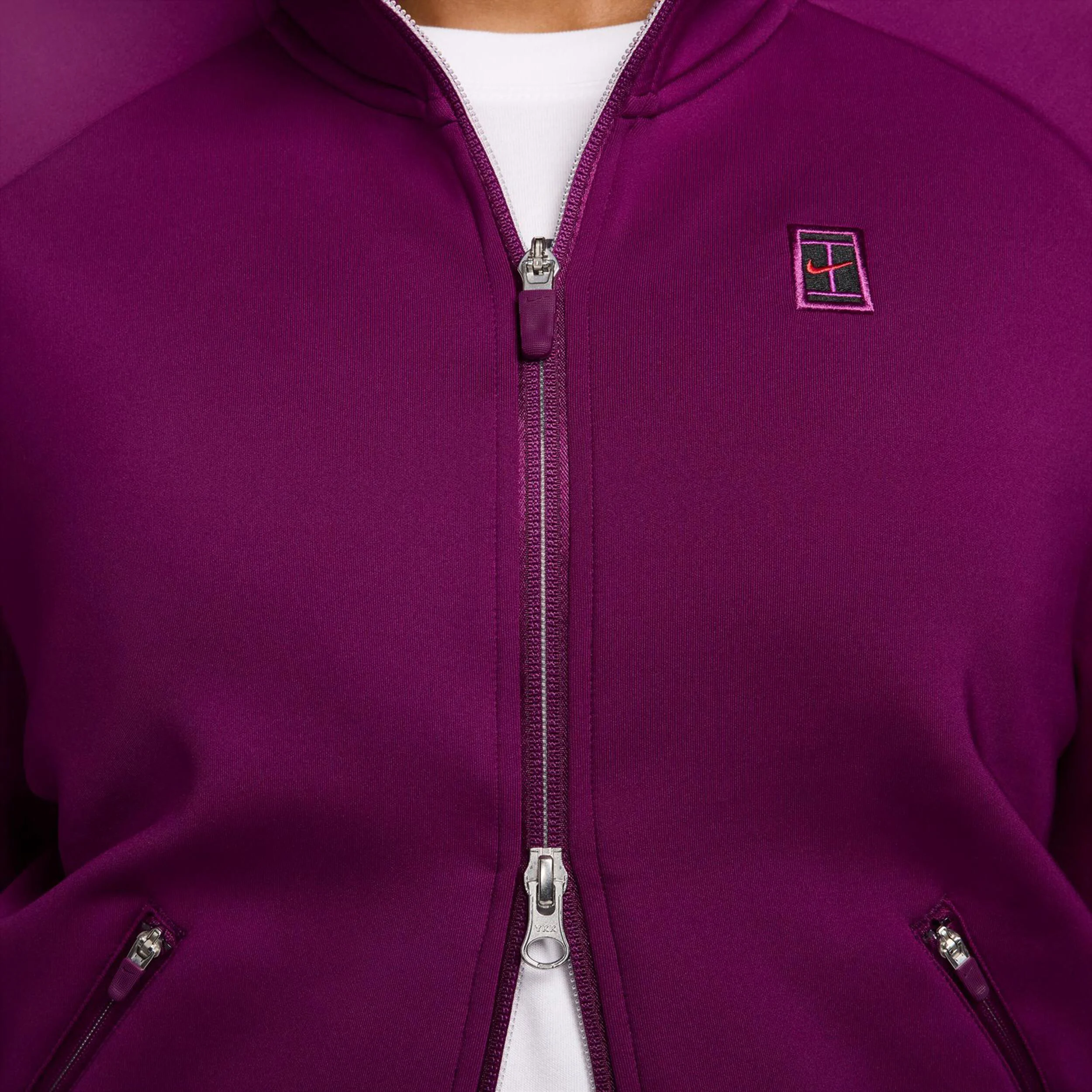Nike Court Heritage Veste De Survêtement Femmes - Berry