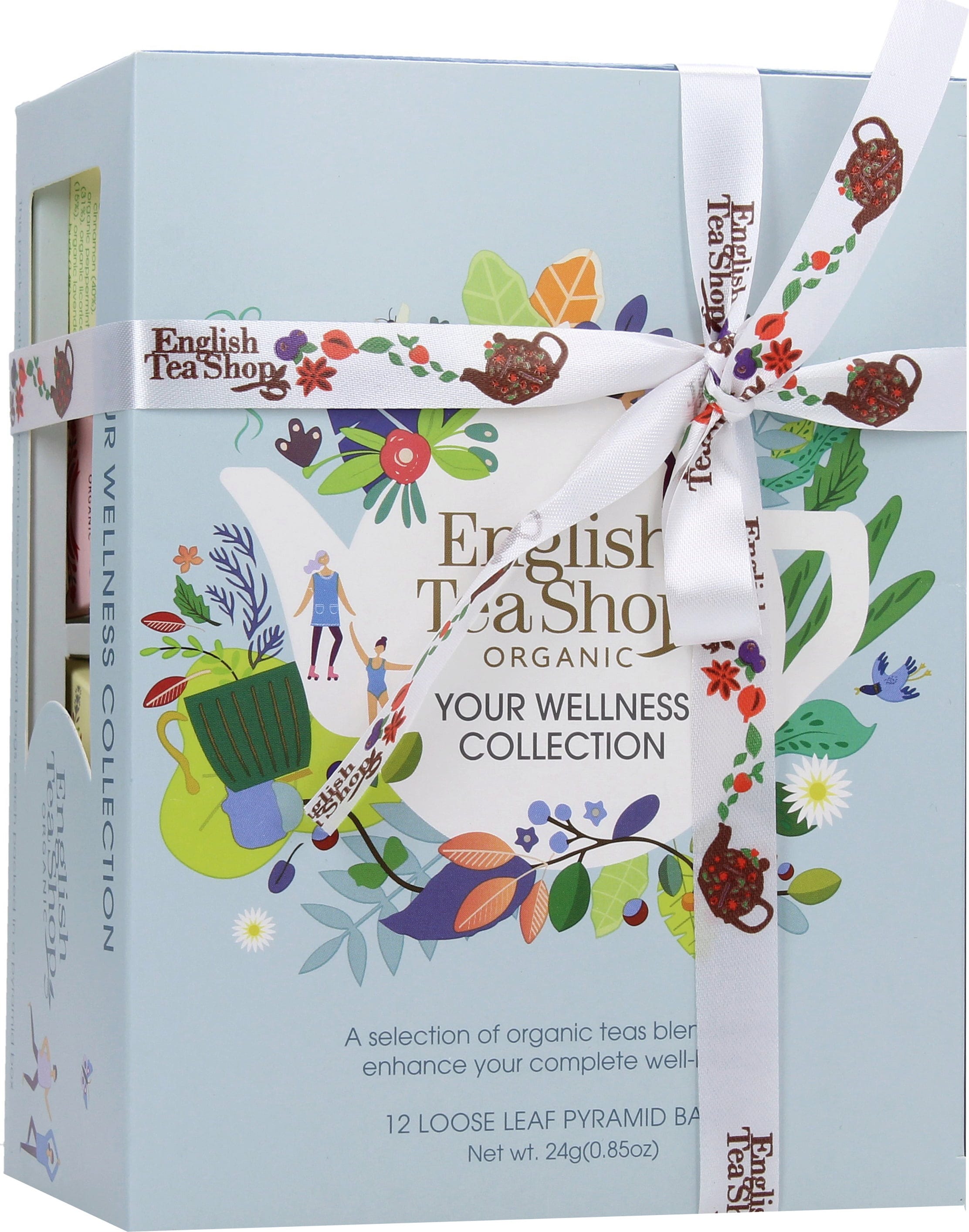 English Tea Shop  Bio Wellness Tee Kollektion, 12 Teebeutel ( je24 g) (288 g)