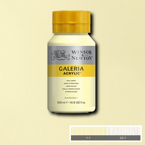 Galeria akrylmaling 500 ml - Pale Lemon