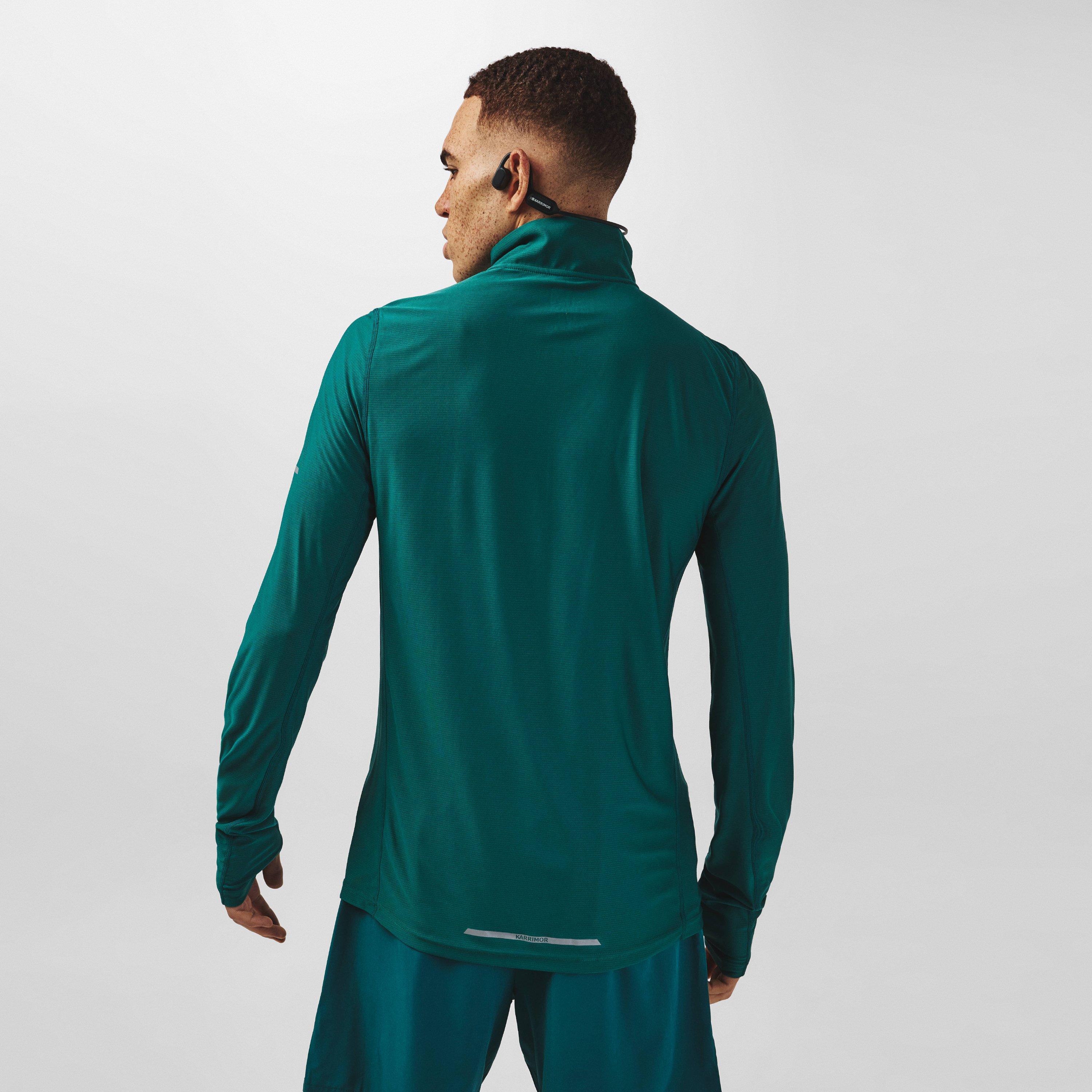 Karrimor Long SleevequarterZip Top Mens