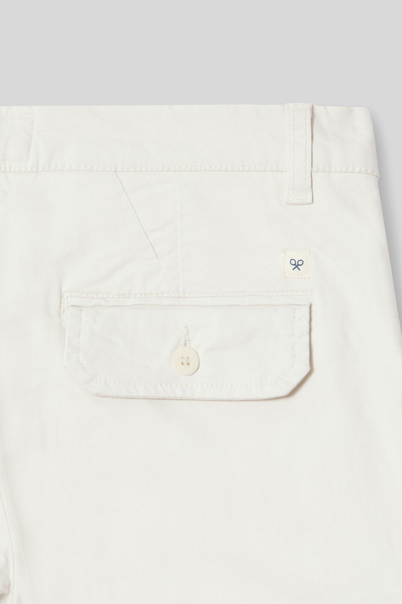 Calça esportiva cargo cor pedra - Marfim
