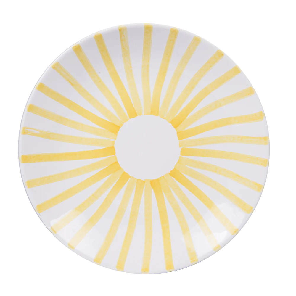 Assiette plate Santiago jaune 26 cm (lot de 6) Table passion