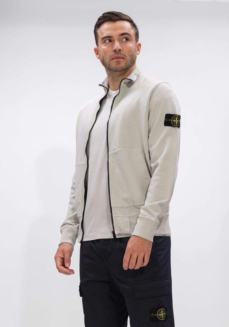 grijze stone island vest zip up cardigan s0051