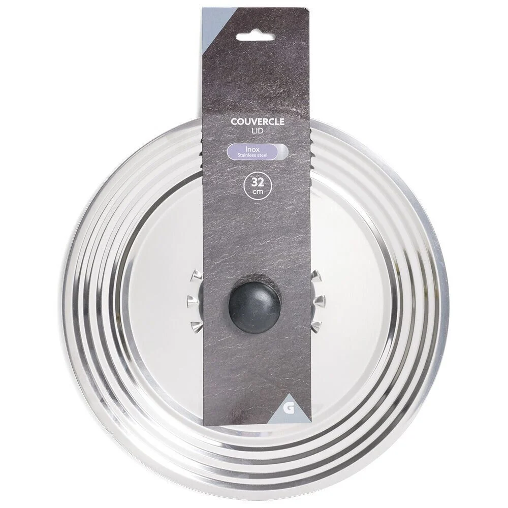 Couvercle inox Ø32cm