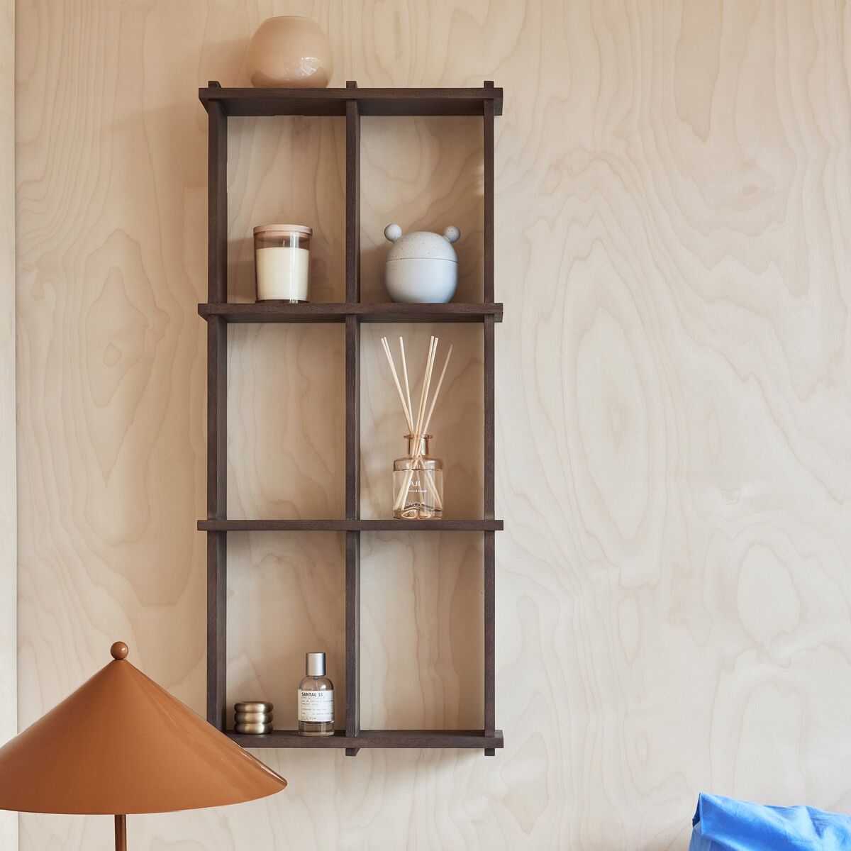 Grid Shelf Small hylle, dark nature