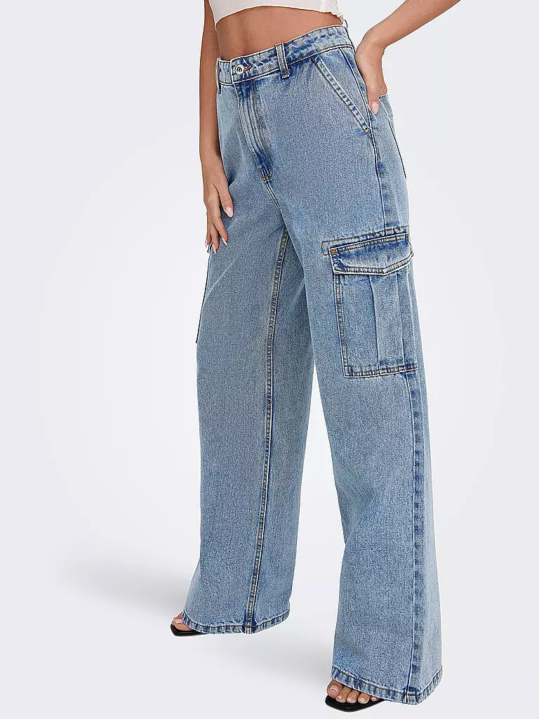ONLY Cargohose ONLHOPE dunkelblau