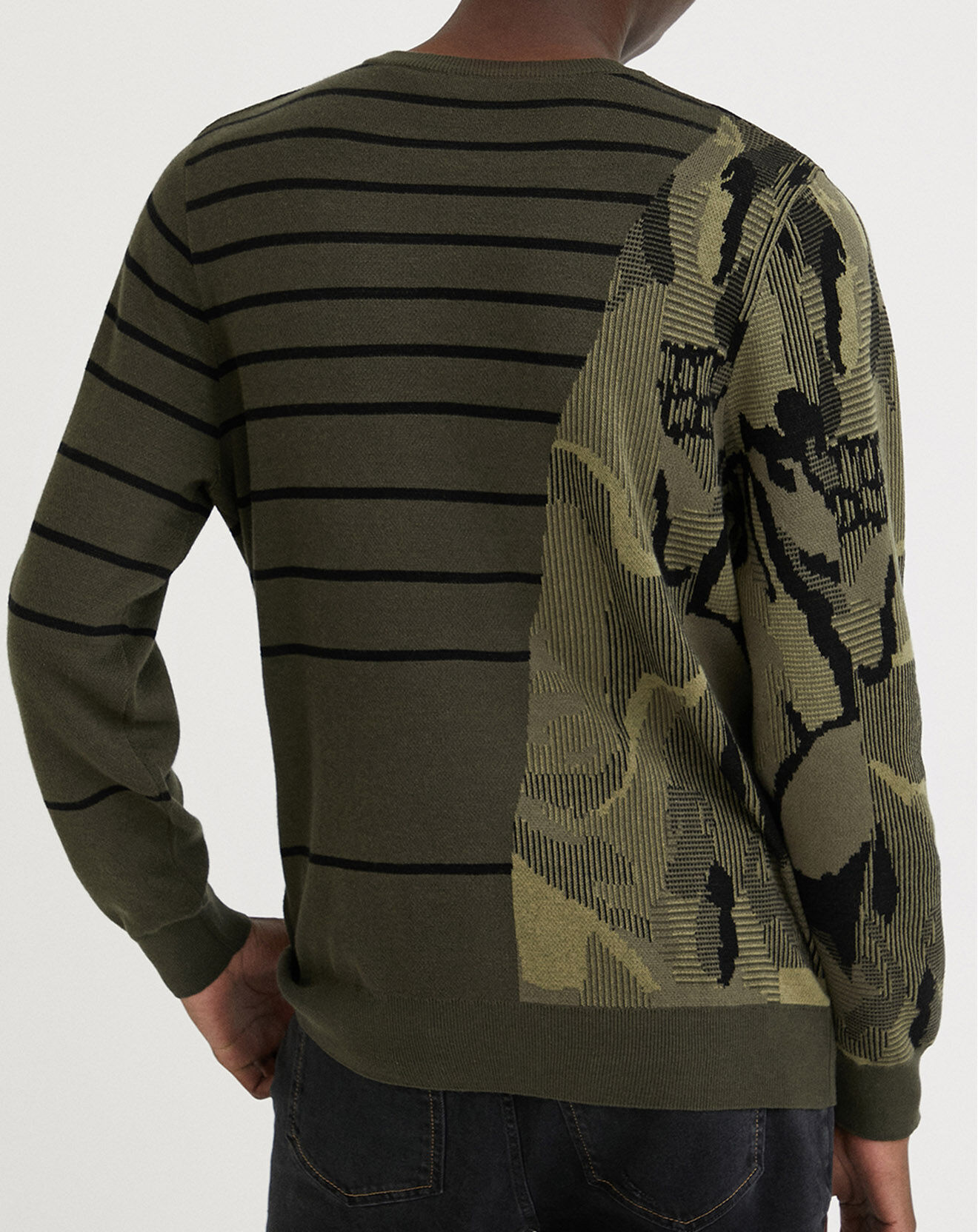 Desigual Pullover Ali vert kaki