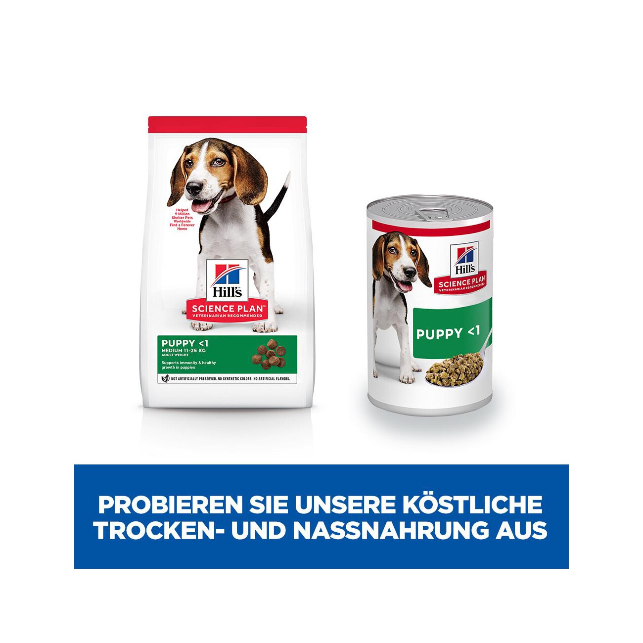 Hill's Science Plan Nassfutter Hund Welpe Huhn und Rind 12x370 g
