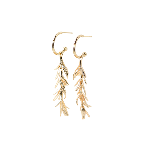 Friihof Siig Alicia Øreringe, Gold Plated Brass