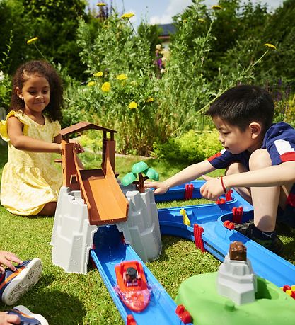 AquaPlay Wasserbahn - 57 Teile - 138x88 cm - Abenteuerland