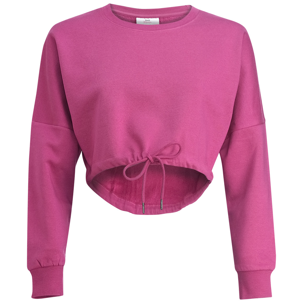 Gina Mama Damen Umstands-Sweatshirt im Boxy-Style beere