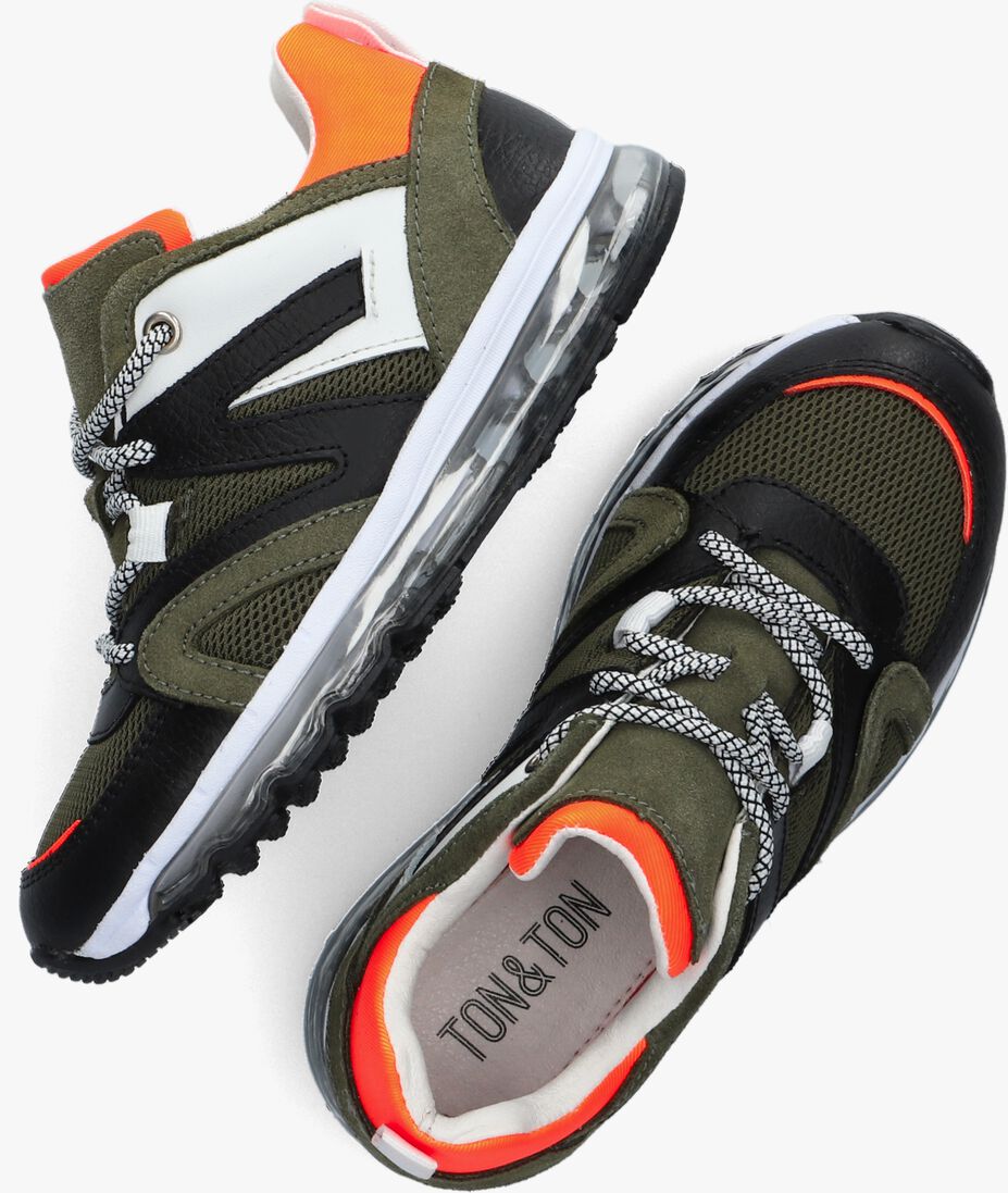 TON & TON zwarte ton & ton lage sneakers arn