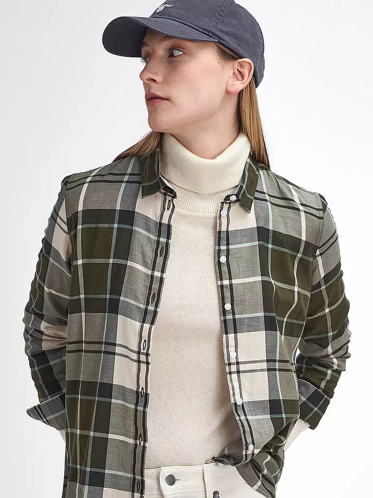 BARBOUR Bluse BREDON olive