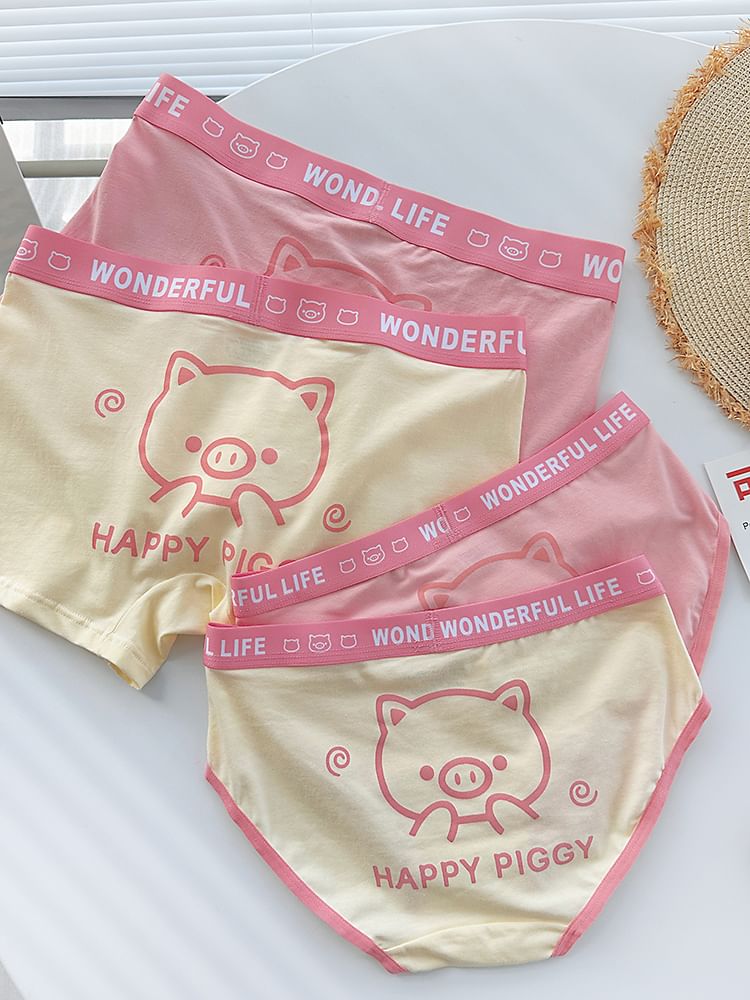 Pancherry - Koppelset: Varkensprint slipje + boxershort