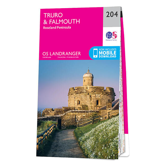 ORDNANCE SURVEY - 204 GB TRURO FALMOUTH 1 50 000