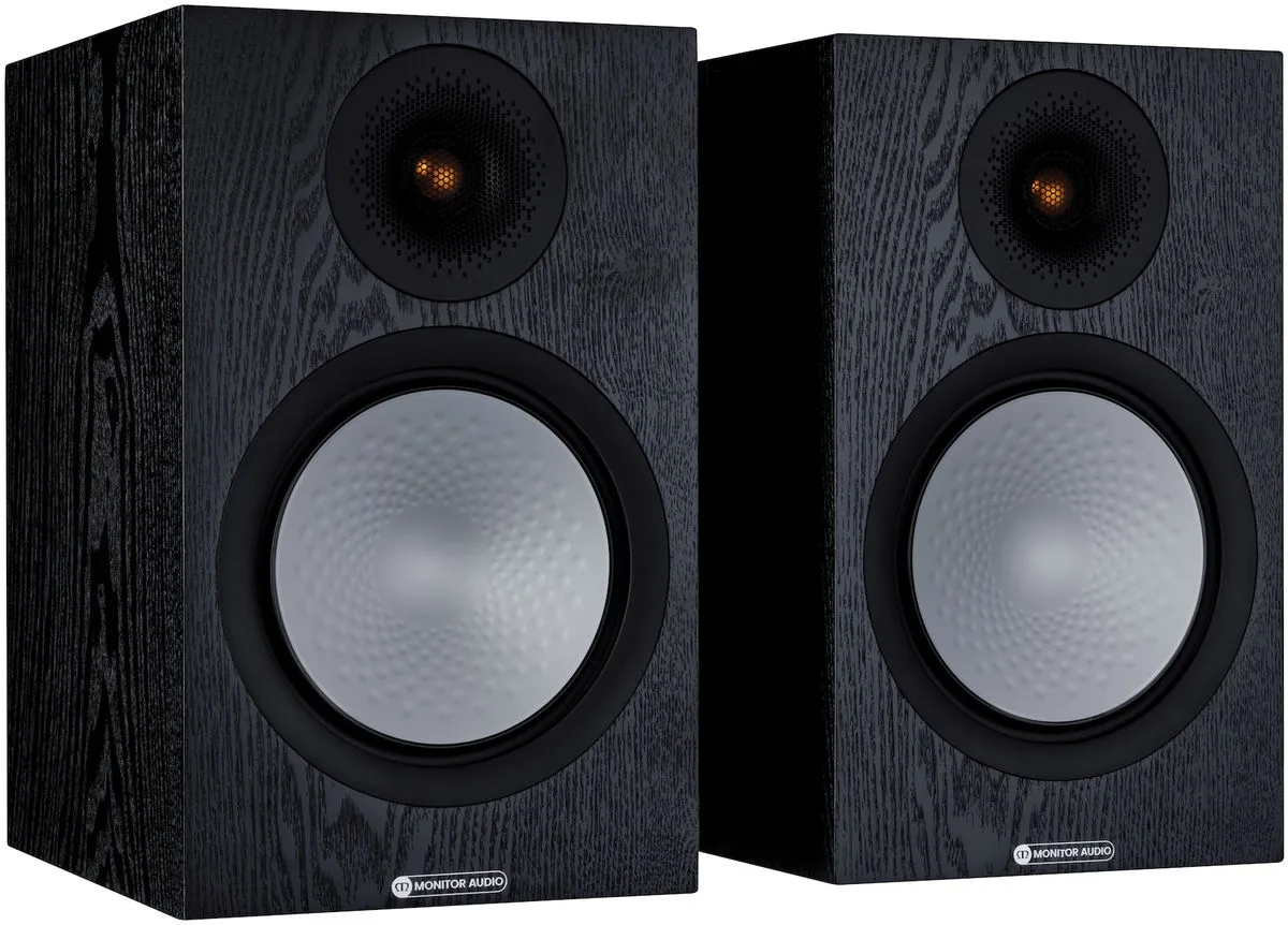 Monitor Audio Silver 100 7G Bois noir (la paire) Enceintes bibliothèque