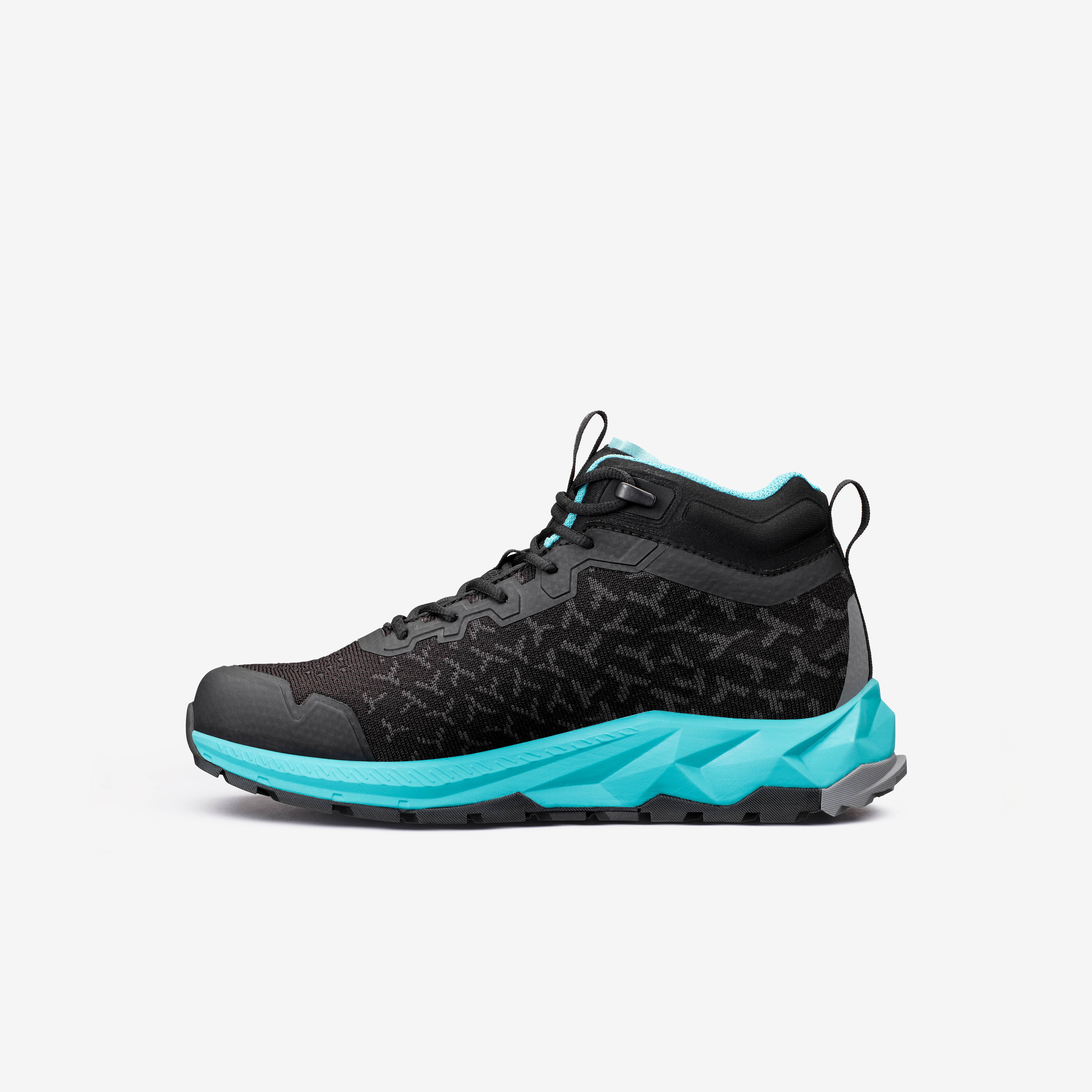 Trailknit Waterproof Mid Hiking Shoes Dame Black/Turquoise