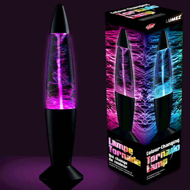 Fargeskiftende tornadolampe