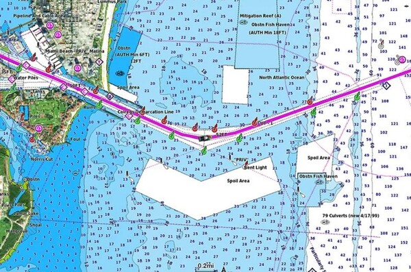 Carte marine Navionics Vision  Benelux et Allemagne Ouest