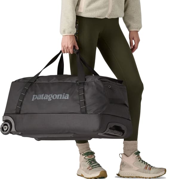 Bagagerie de voyage PATAGONIA BLACK HOLE WHEELED DUFFEL 70L BLACK
