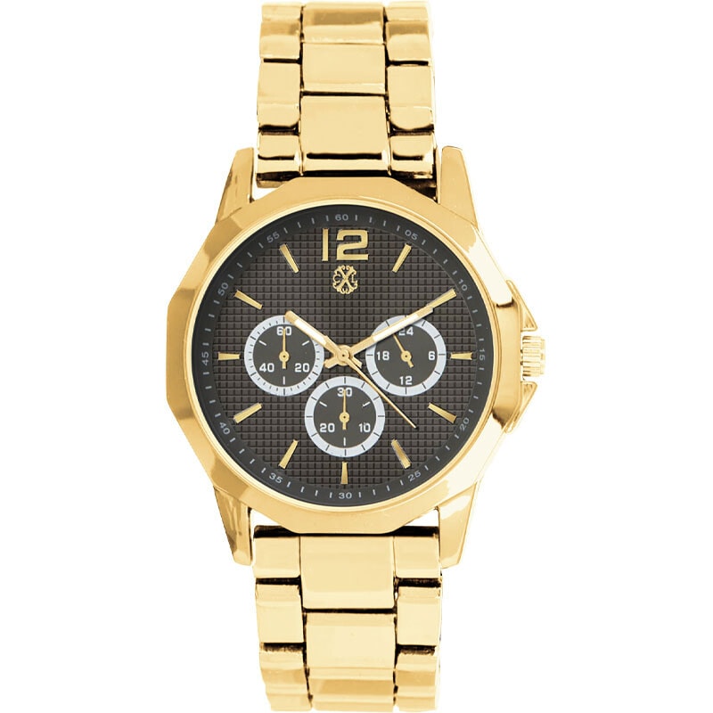 Montre - Acier inoxydable doré - Homme