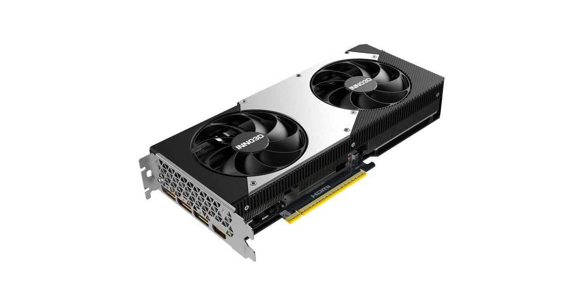 INNO3DGeForce RTX 5070 TWIN X2 OC grafische kaart  (Zwart, DLSS 4, 3x DisplayPort, 1x HDMI 2.1)