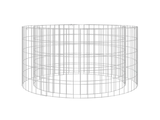 Foyer en gabion Ø 100 cm fer galvanisé