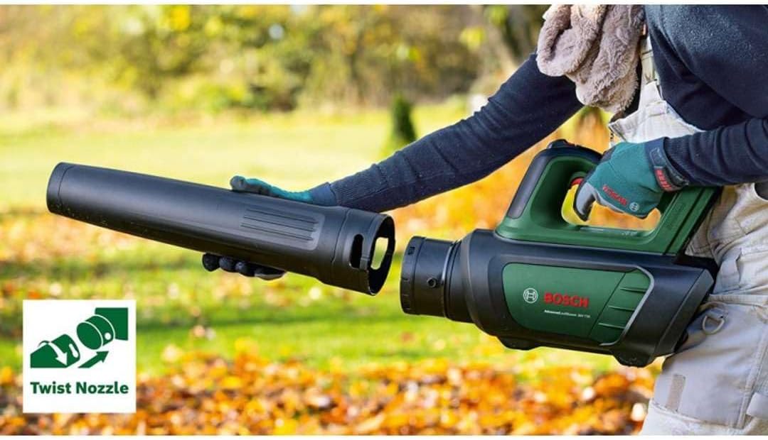 Bosch Akku-Laubbläser AdvancedLeafBlower 36V-750 (ohne Akku, 36 Volt System, zum Entfernen hartnäckiger Blätter auf großen Flächen, Gewicht: 2,8 kg) - Testnote: sehr gut (Magazin: selbst ist der Mann)