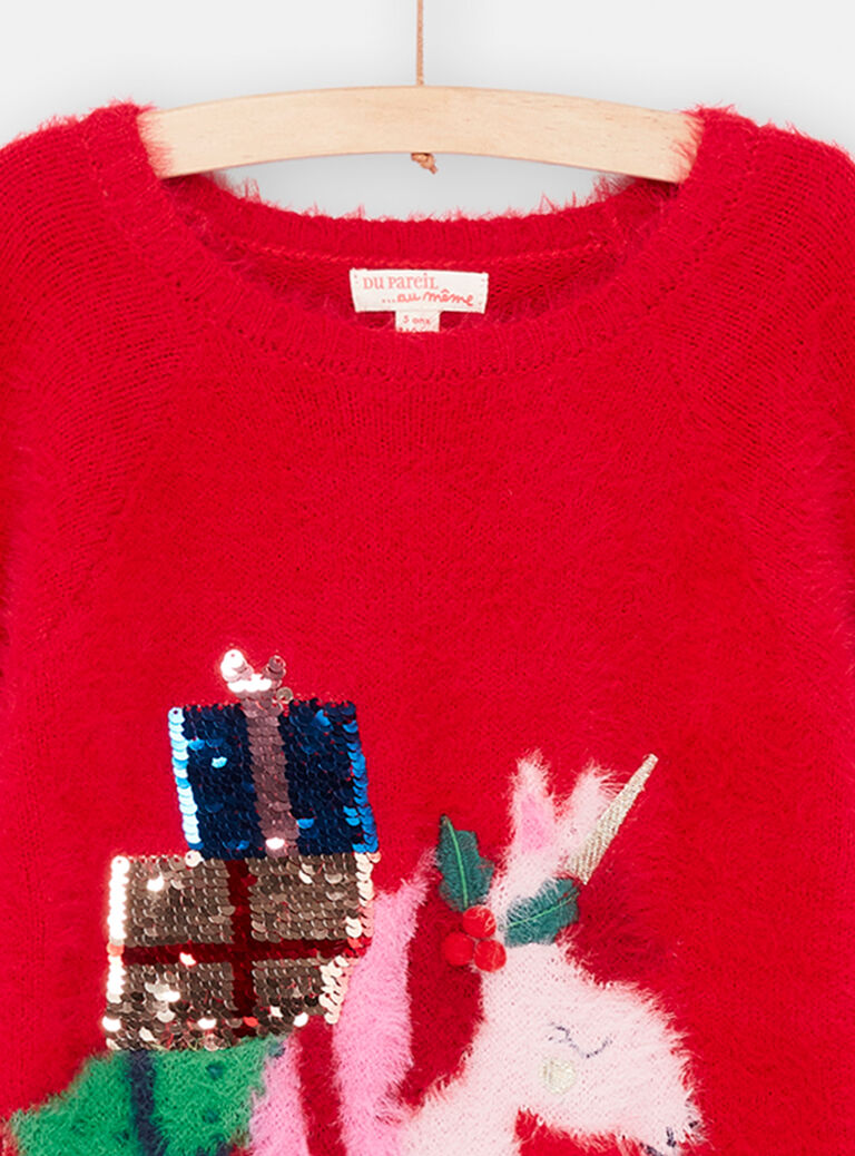 Pull ruby poils doux pour fille