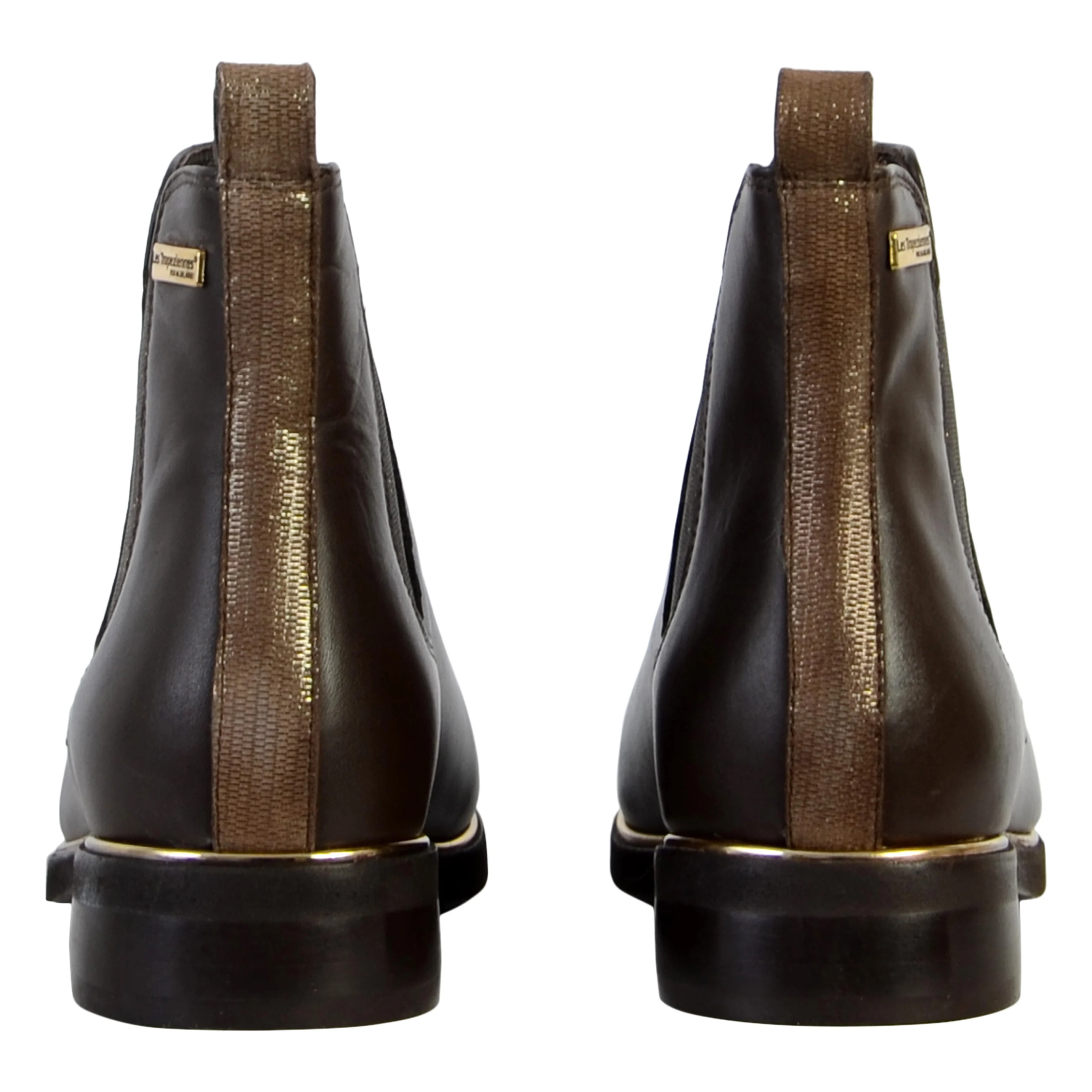 Bottines en cuir Micky | Marron