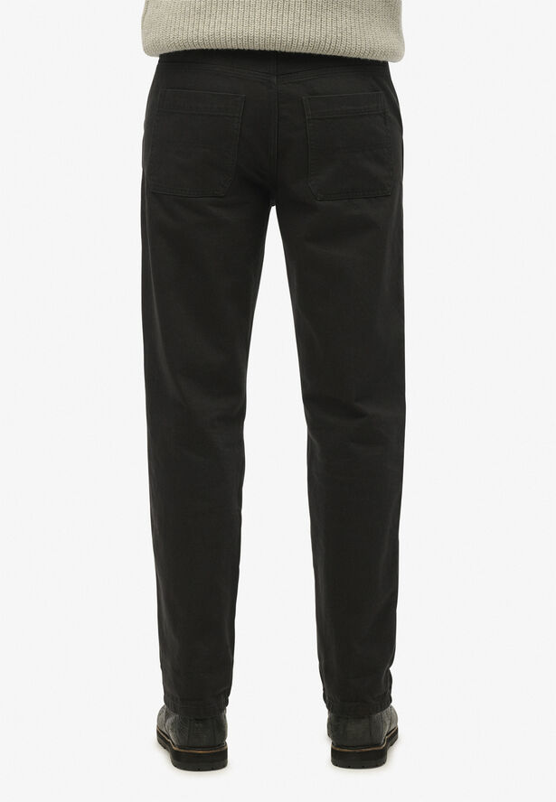 Superdry MERCHANT 5 POCKET WORK PANT Noir