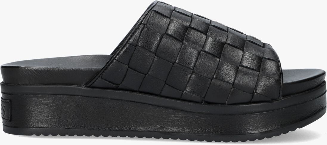 SHABBIES zwarte shabbies slippers 170020260