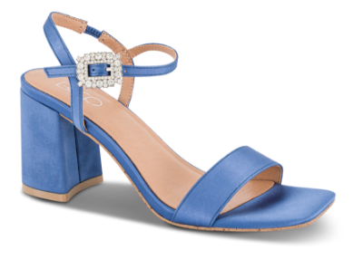 B&CO Damesandal med hæl Blå 4214101650