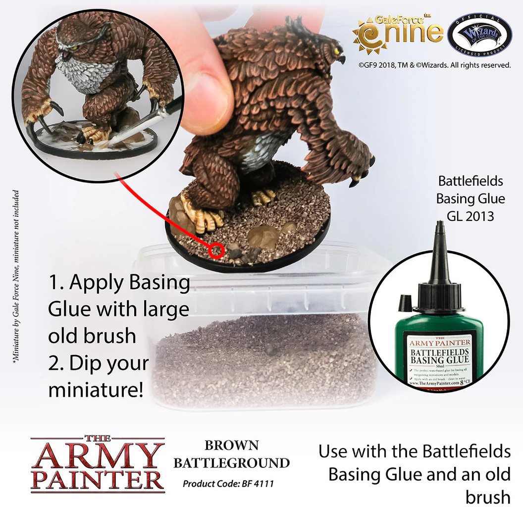 The Army Painter  Battlefield Basing: Brown Battleground    Die braune Vielfalt für deine Dioramen