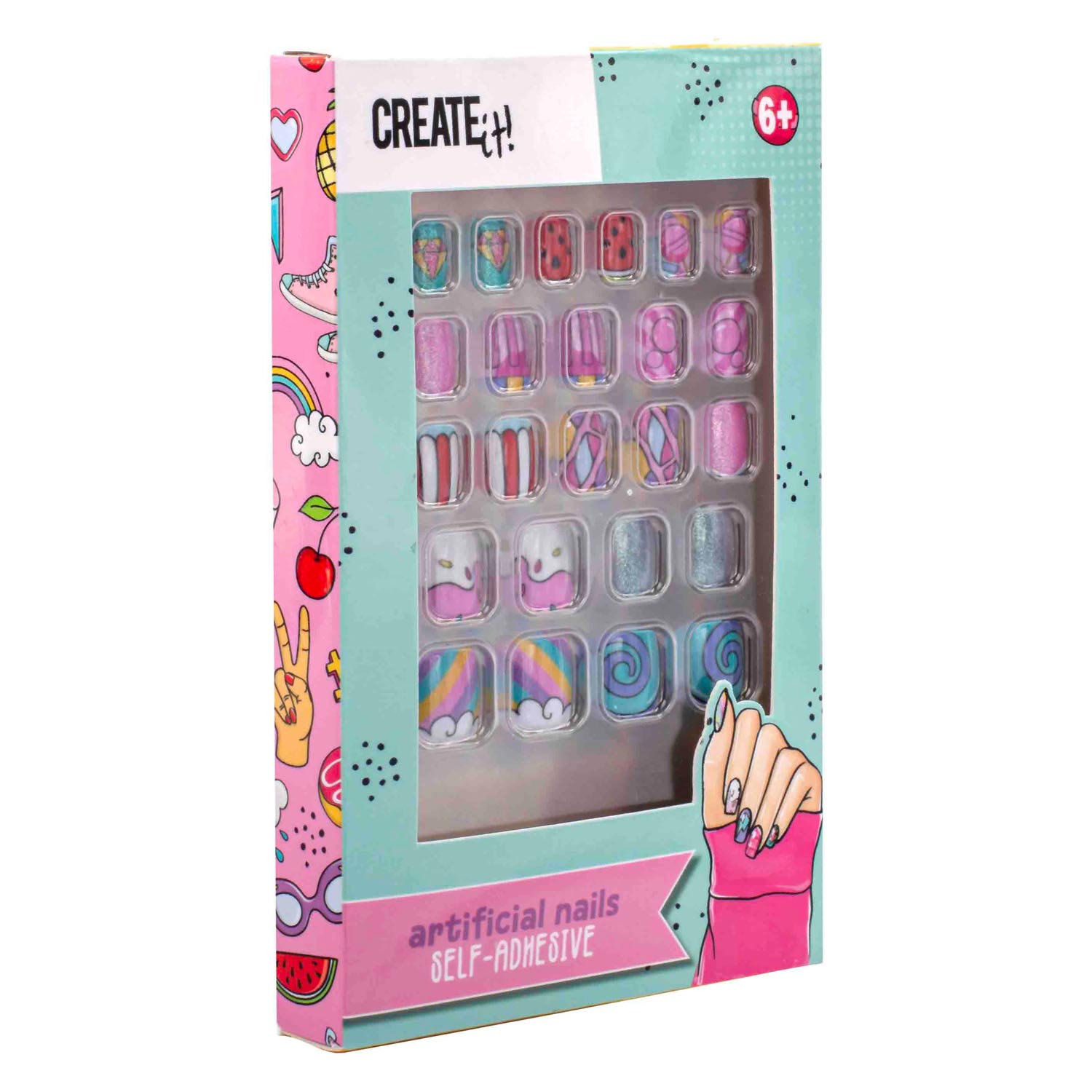Create it! Candy Explosion Kunstnagels Zelfklevend