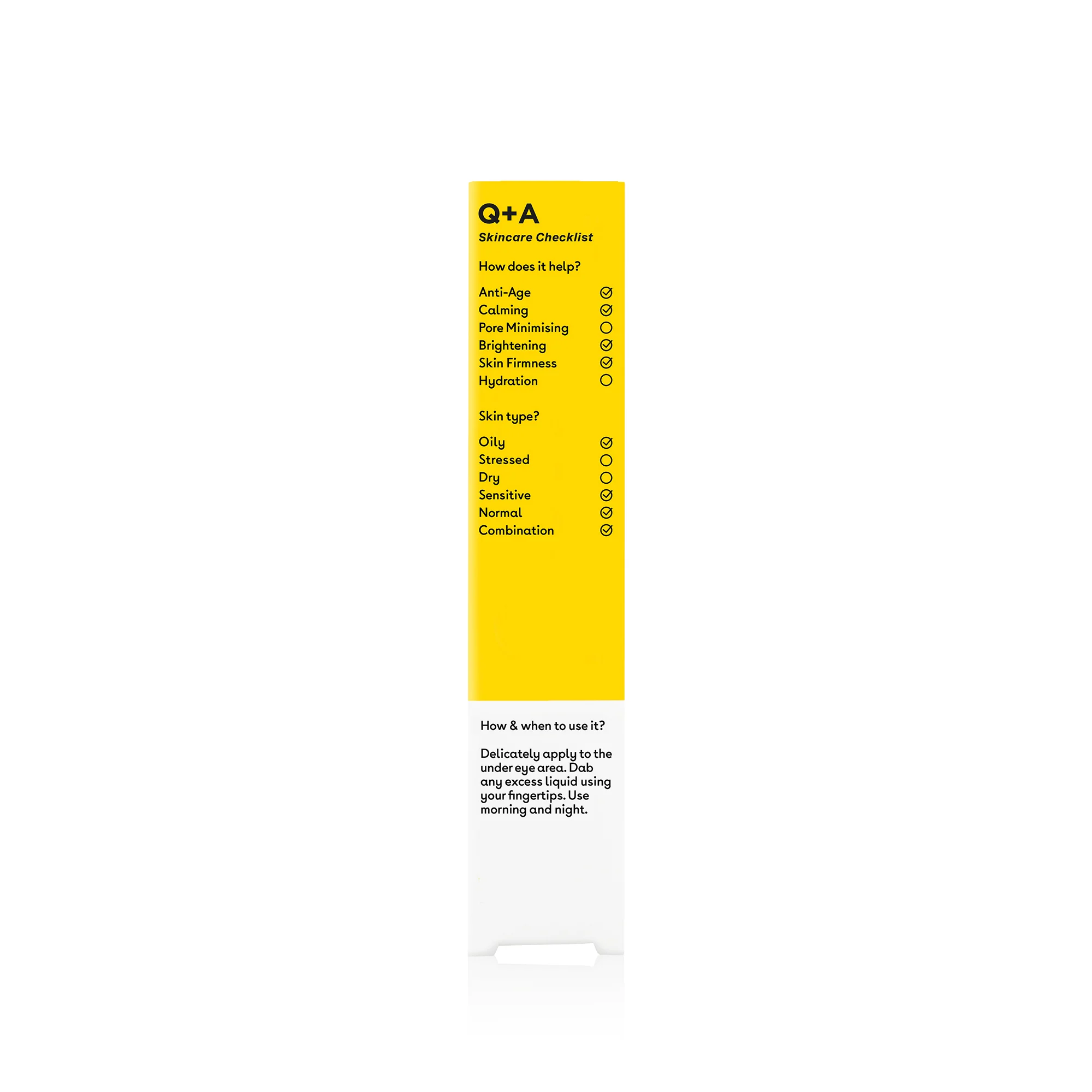 Q+A Caffeine Eye Serum (15 ml)