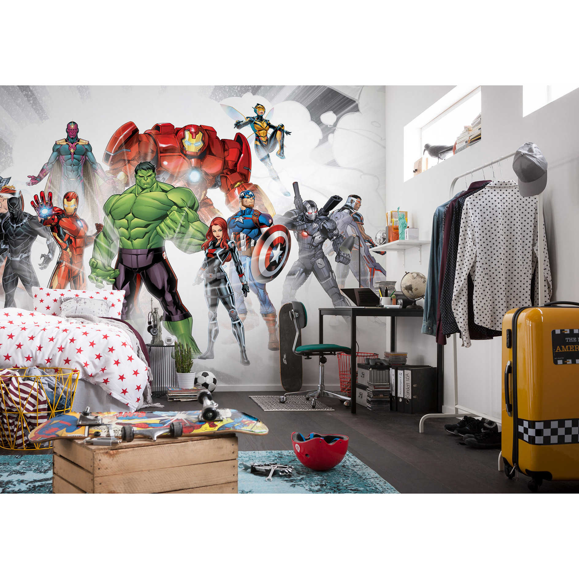 Vlies-Fototapete AVENGERS UNITE - bunt - 500x280 cm