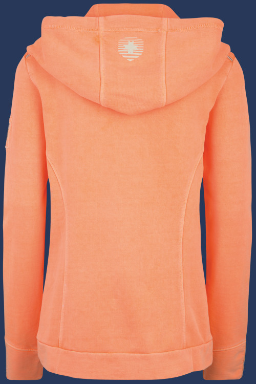 Yacht Hoodie Lady French Terry 400, Neonpeach